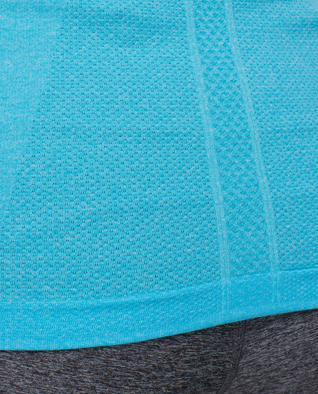 Lululemon Run:  Swiftly Tech Short Sleeve Crew - Heathered Fresco Blue