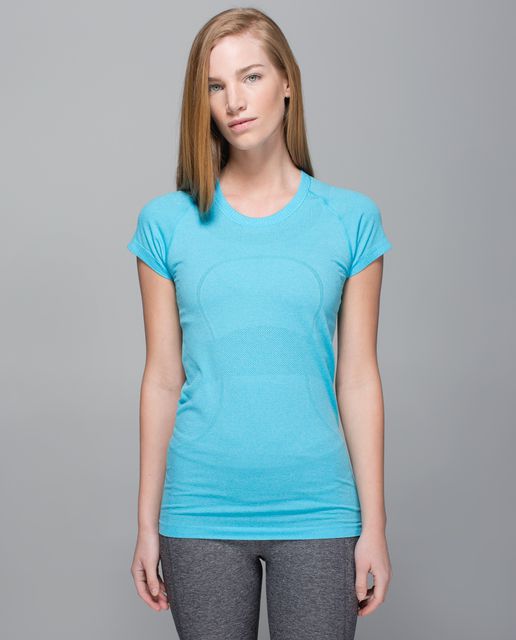 Lululemon Swiftly Tech Short Sleeve Shirt 2.0 - Electric Turquoise ...