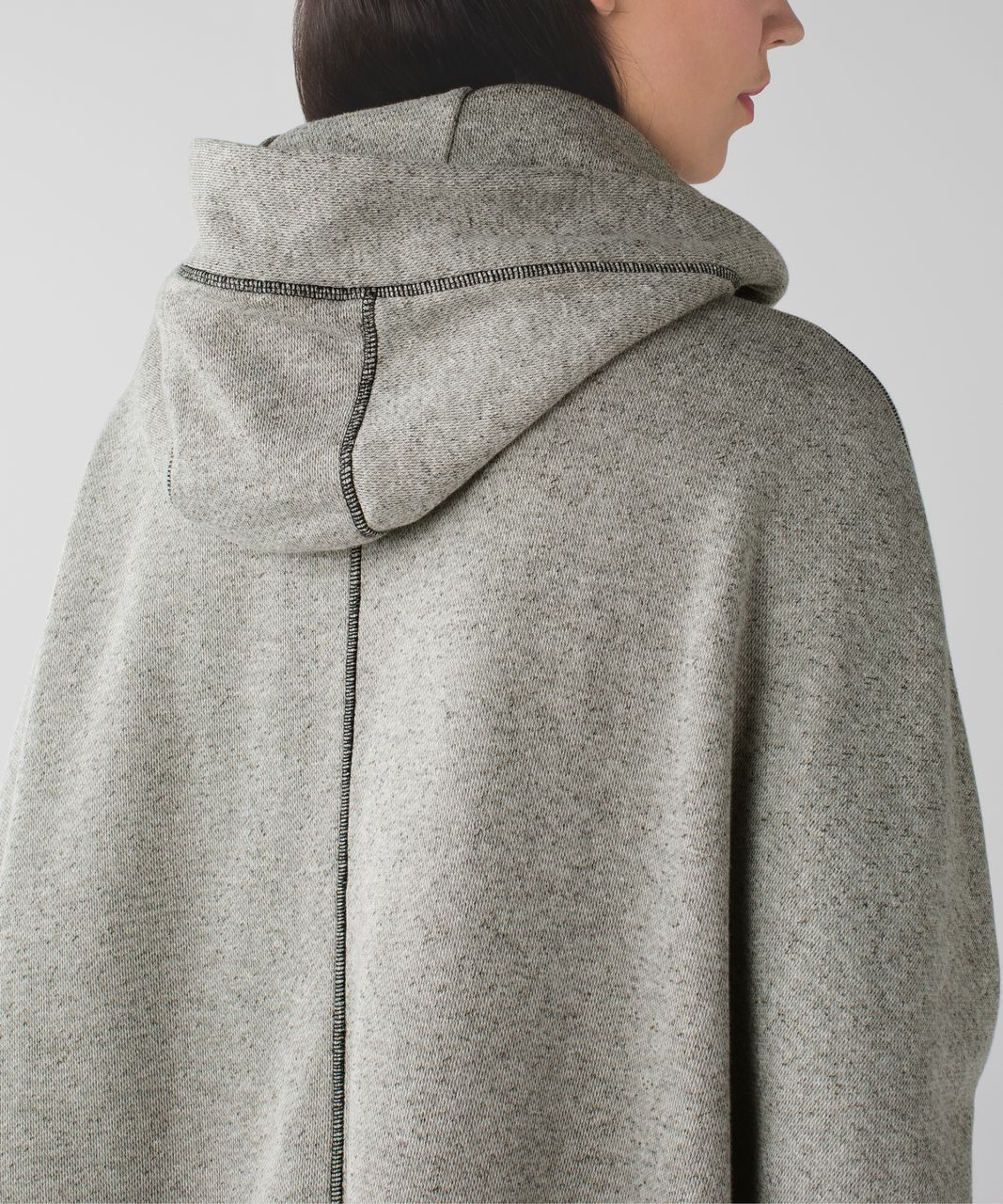 Lululemon In The Loop Poncho - Heathered Black / Heathered Dark Grey