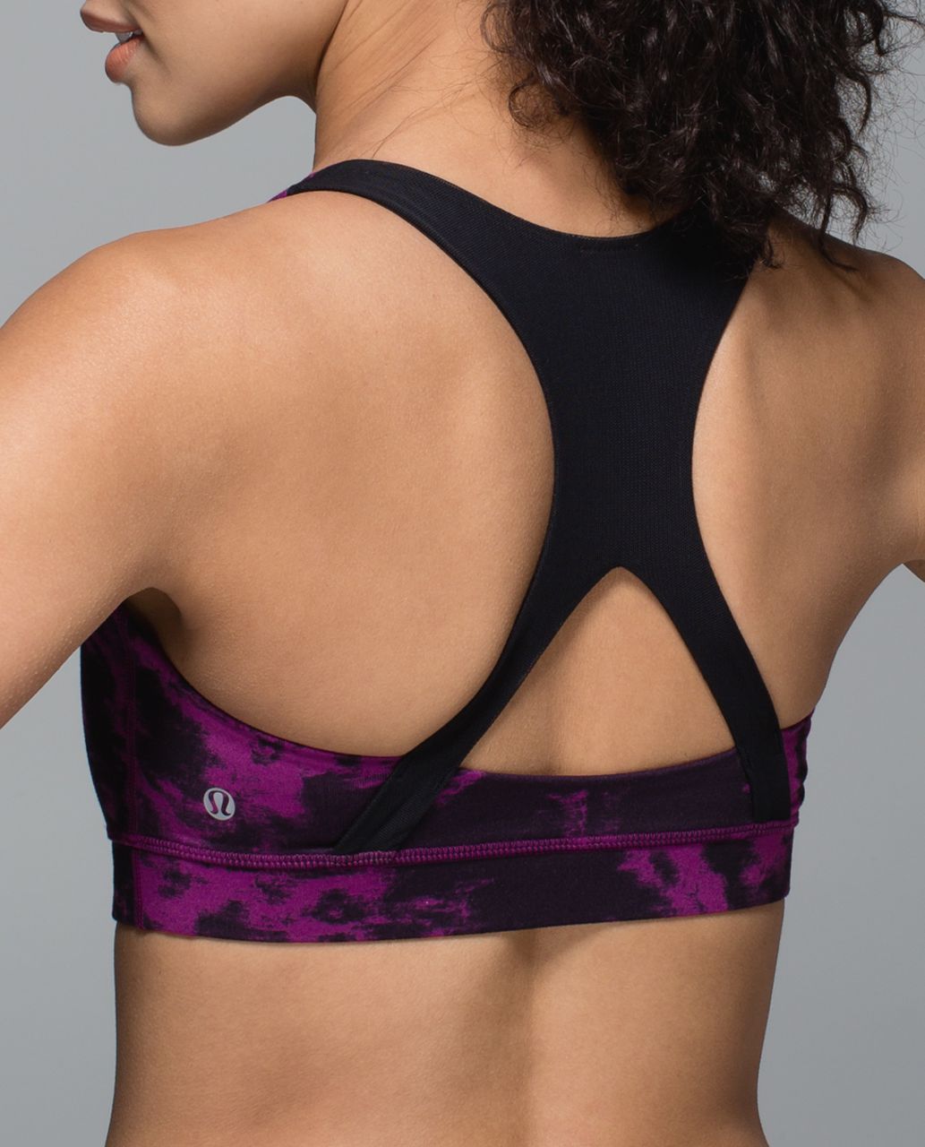 Lululemon 50 Rep Bra - Breezie Regal Plum Black / Black