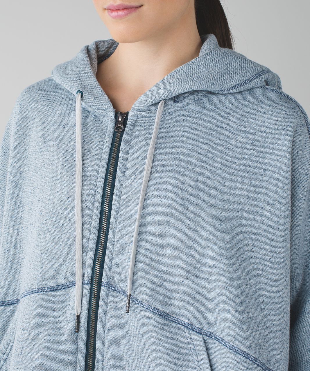 Lululemon In The Loop Poncho - Heathered Hawk Blue / Heathered Denim Alberta Lake