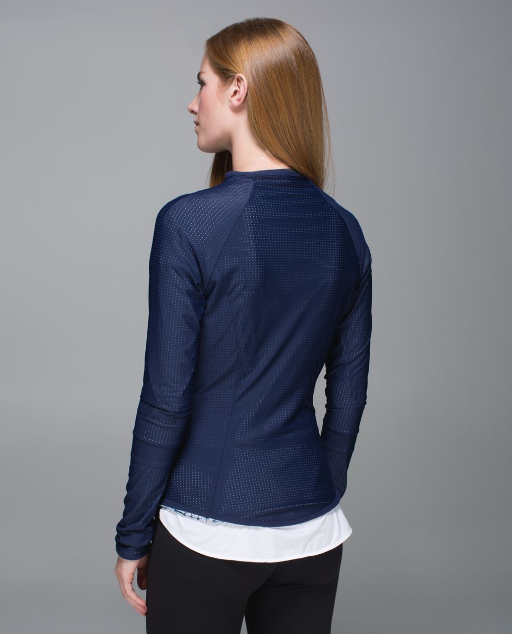 Lululemon Find Your Bliss Jacket - Deep Navy / Star Crushed Silver Fox Deep Navy