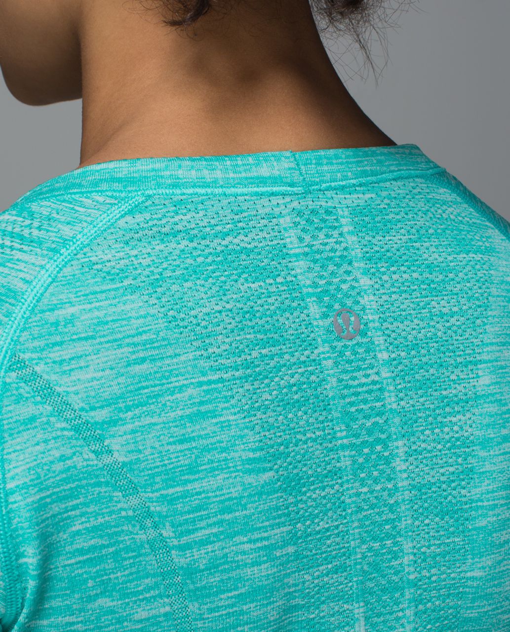 Lululemon Swiftly Tech Long Sleeve Crew - Heathered Blue Tropics