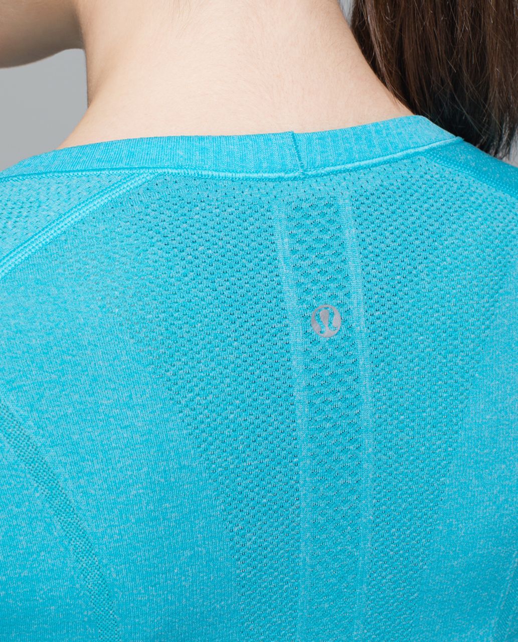 Lululemon Run:  Swiftly Tech Long Sleeve Crew - Heathered Fresco Blue