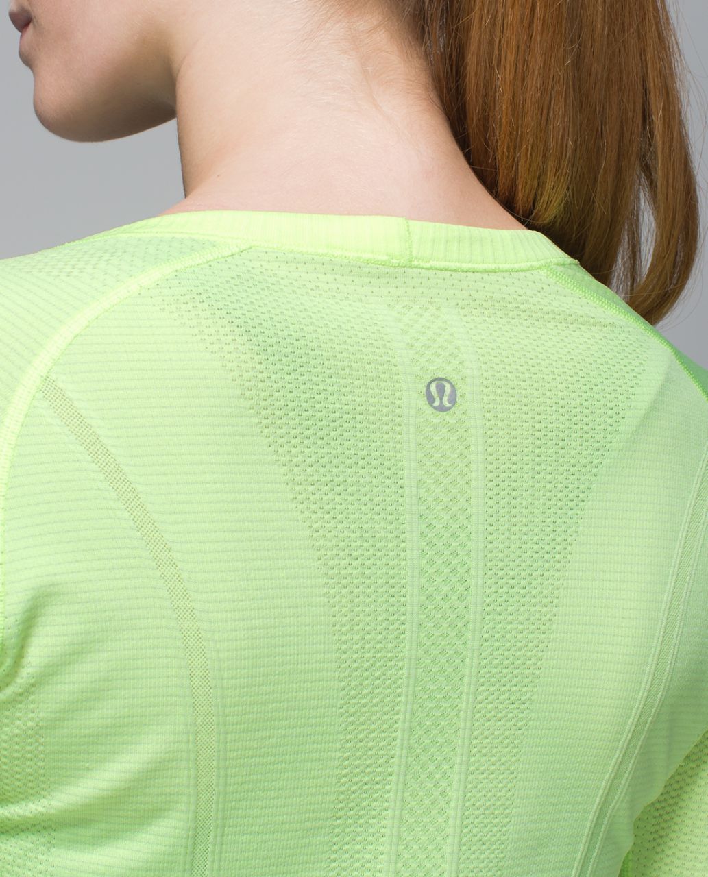 Lululemon Run:  Swiftly Tech Long Sleeve Crew - Heathered Clear Mint