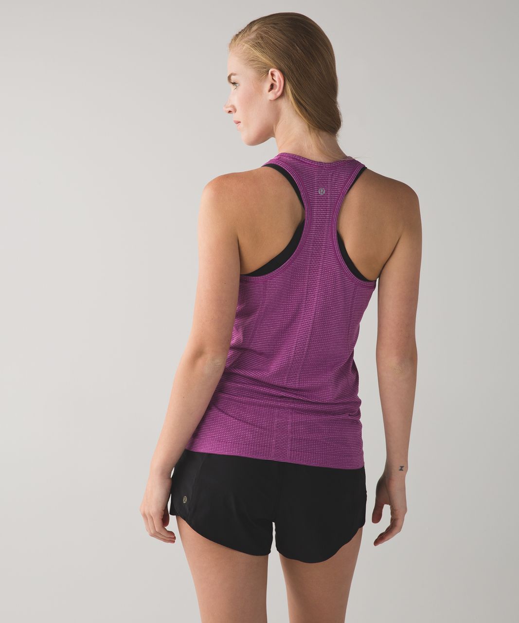 Lululemon Run:  Swiftly Tech Racerback - Heathered Regal Plum