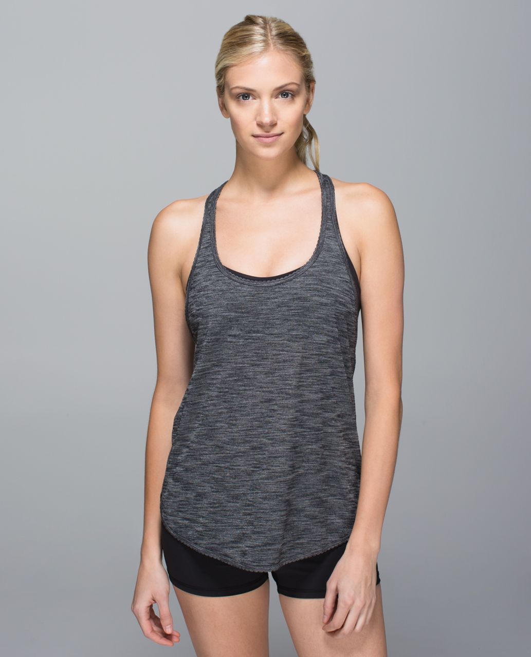 Lululemon 105 F Singlet - Heathered Deep Coal