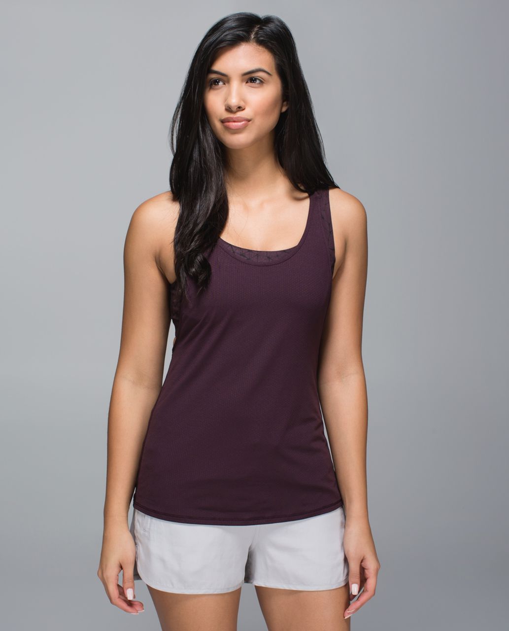 Lululemon All Sport Support Tank - Black Cherry / Star Crushed Black Cherry Black