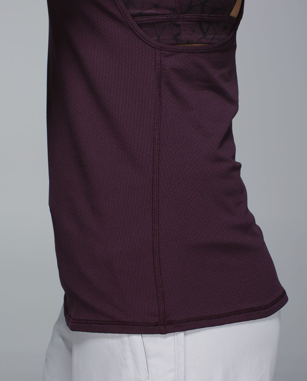 Lululemon All Sport Support Tank - Bordeaux Drama / Mountain Peaks