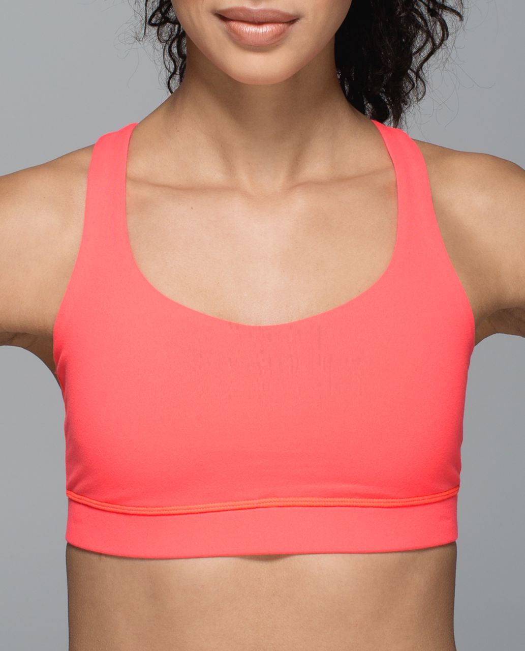 Lululemon 50 Rep Bra - Electric Coral