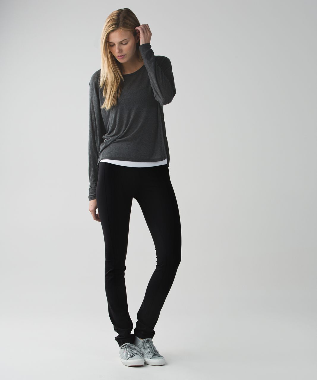 Lululemon Groove Pant II (Roll Down - Tall) - Black - lulu fanatics