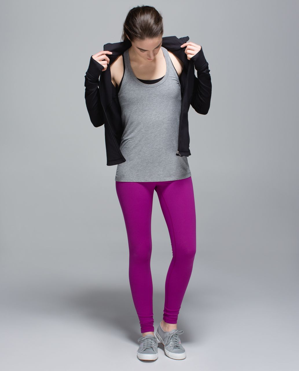 Lululemon Wunder Under Pant *Full-On Luon (Roll Down) - Regal Plum