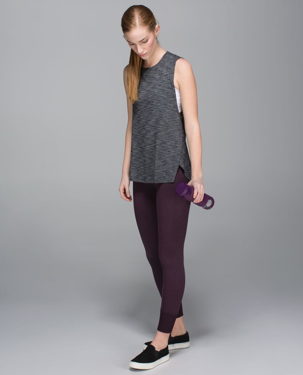 Lululemon Ebb To Street Pant - Heathered Deep Coal - lulu fanatics