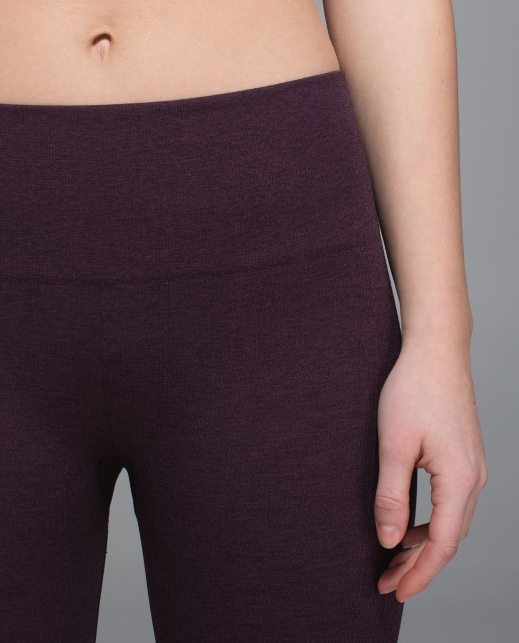 Lululemon Ebb To Street Pant - Heathered Black Cherry