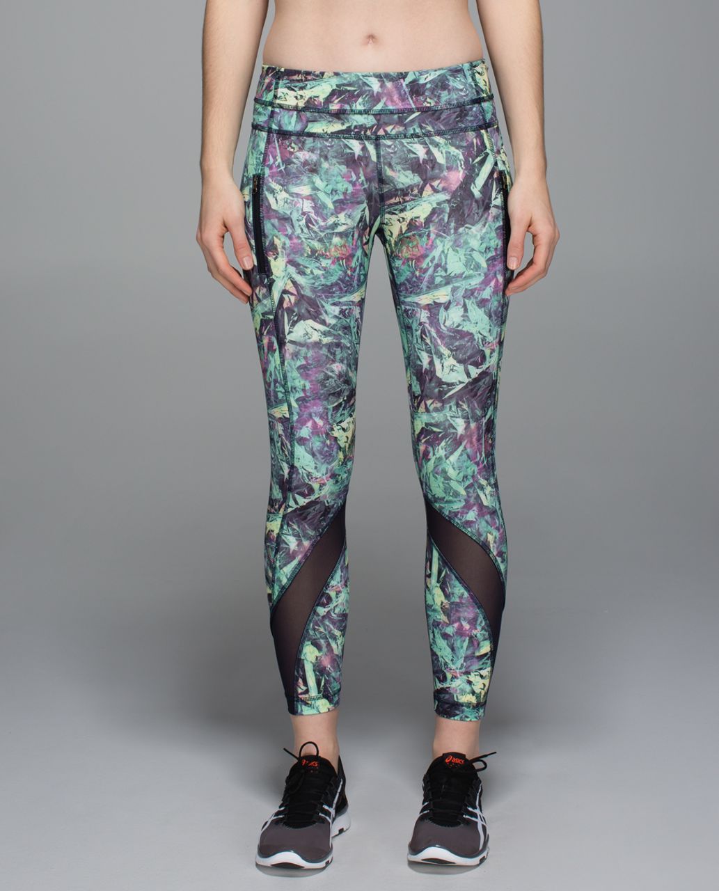 Lululemon Inspire Tight II *Full-On Luxtreme (Mesh) - Iridescent Multi / Naval Blue