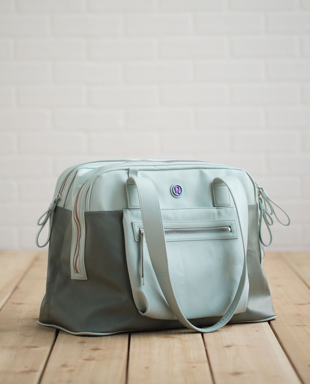 Lululemon Sweat & Go Bag *Poly - Earl Grey / Minty Grey