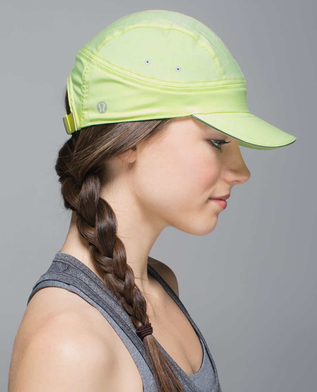 Lululemon Race To Place Run Hat - Commuter Denim Zest Clear Mint