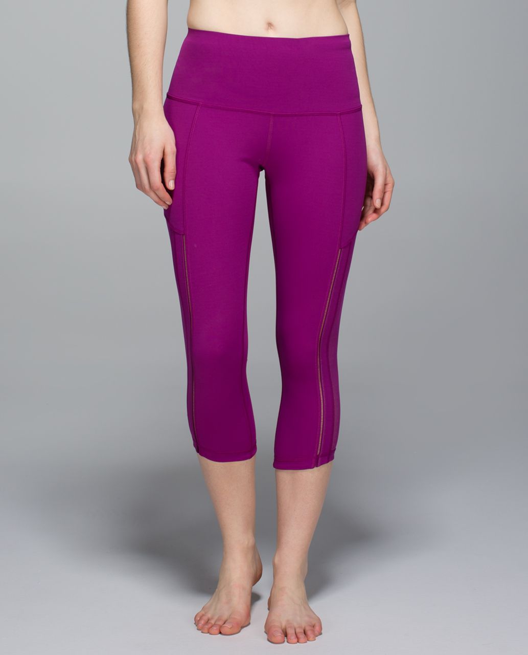 Lululemon Hot To Street Crop - Regal Plum