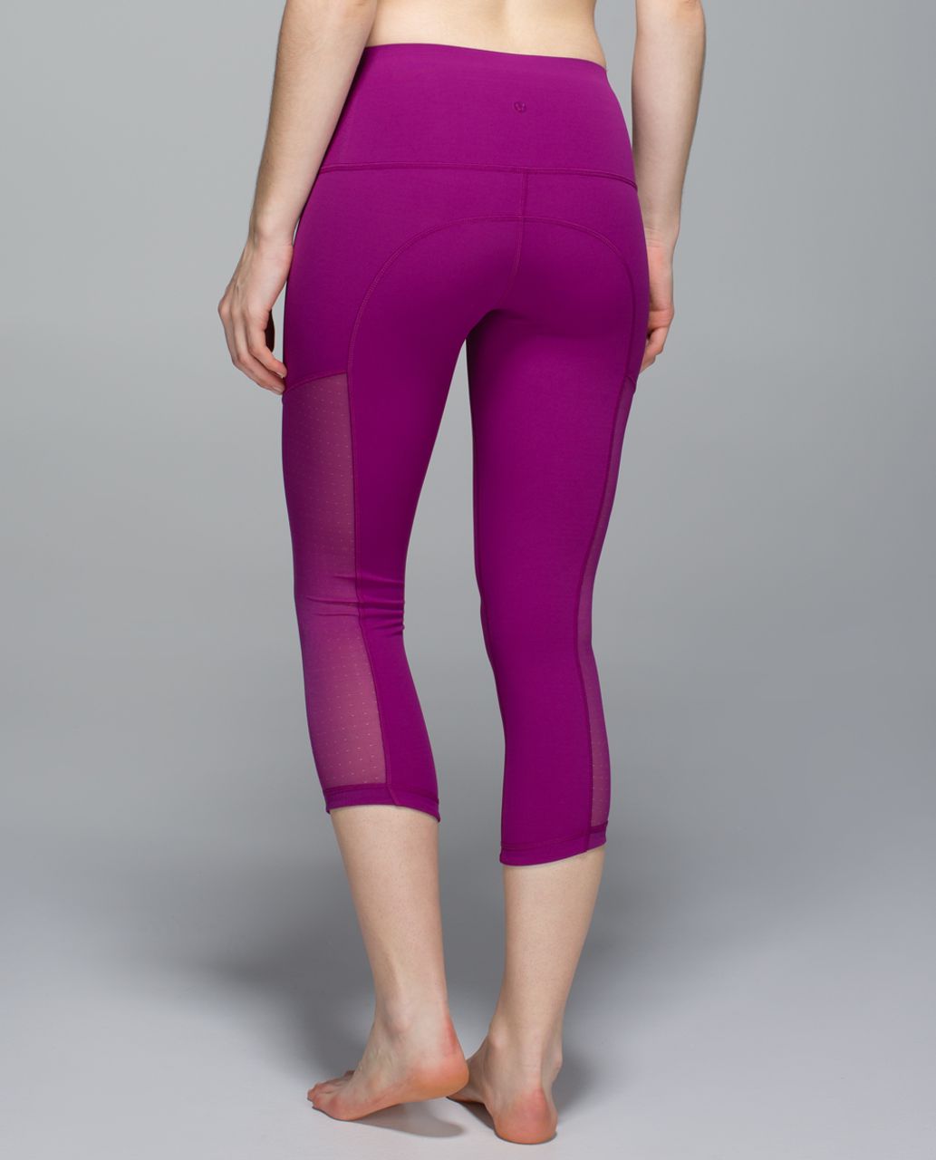 Lululemon Run For Days Regal Plum Crops Leggings Size 8