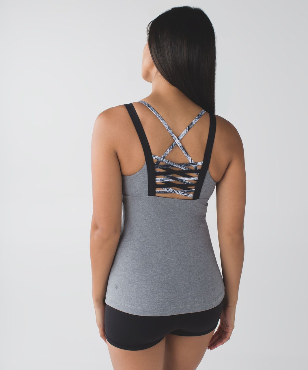 Lululemon Hot To Street Tank - Heathered Slate / Slate