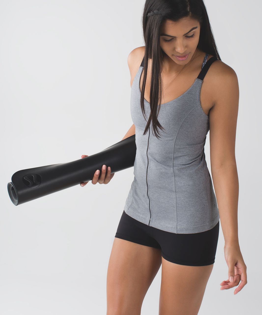 Lululemon Hot To Street Tank - Heathered Slate / Slate