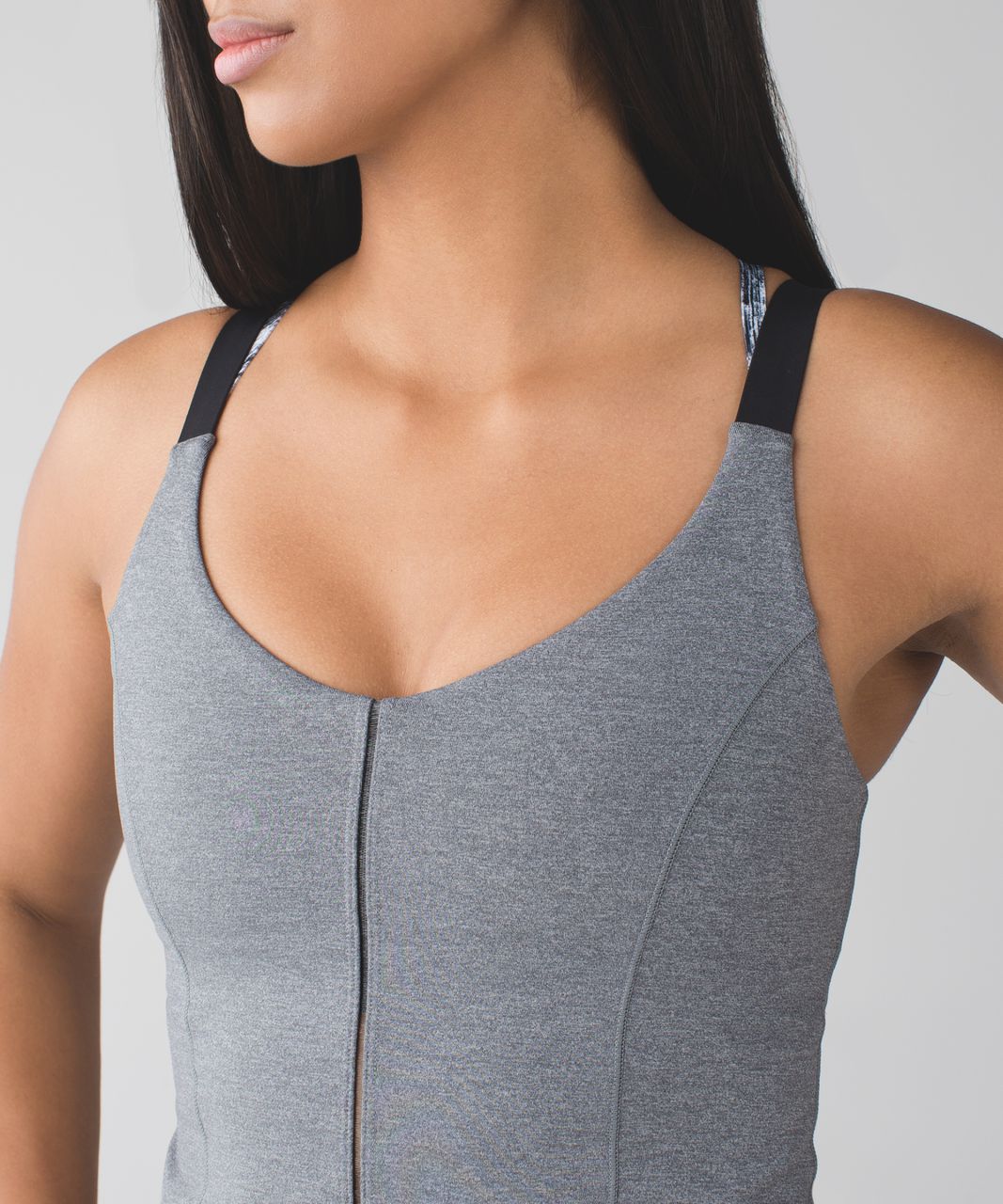 Lululemon Hot To Street Tank - Heathered Slate / Slate