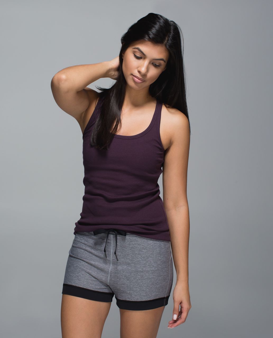 Lululemon Studio Racerback *Vitasea - Black Cherry