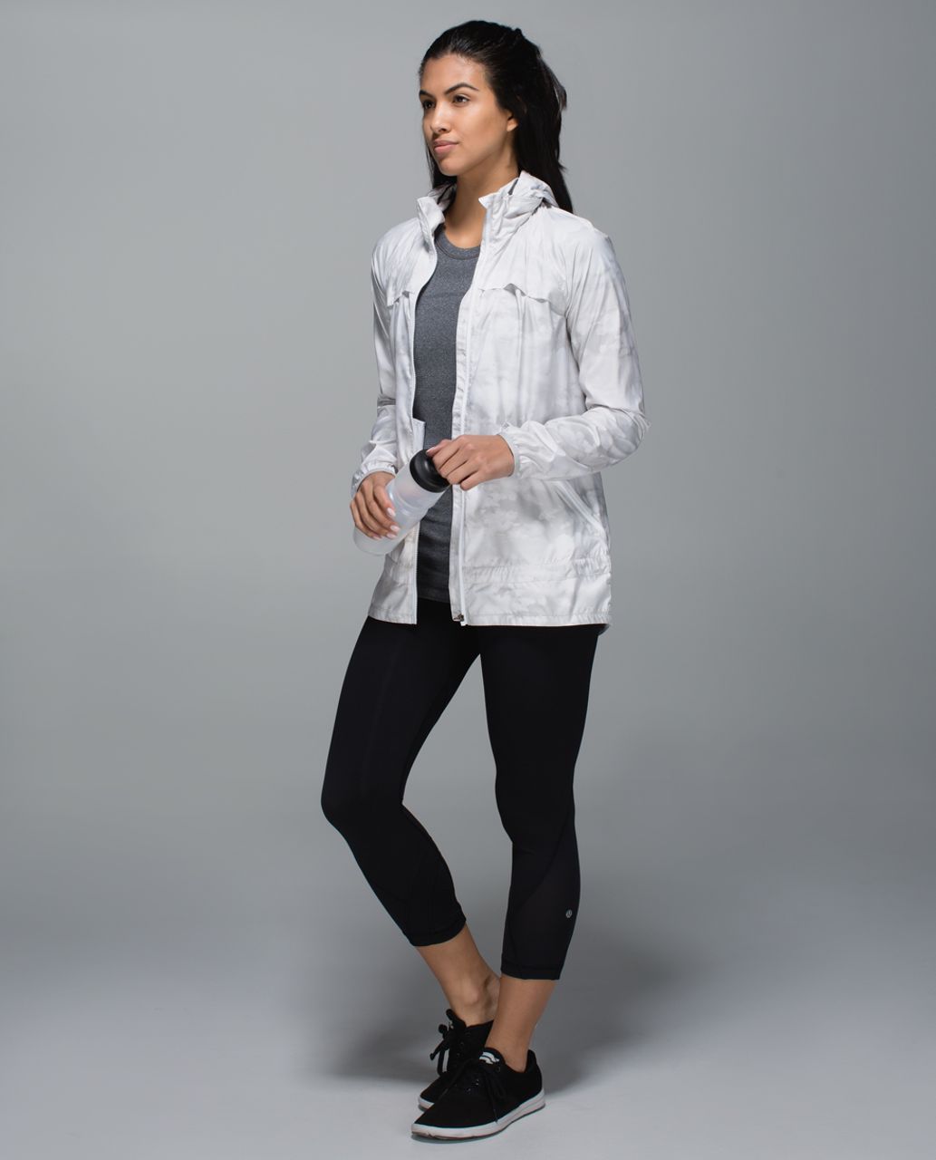 Lululemon Miss Misty Jacket II - Nimbus Puff White Silver Spoon