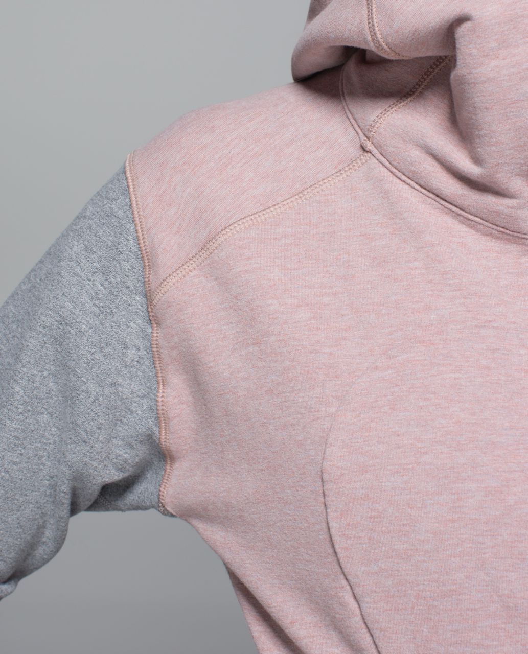 Lululemon On The Daily Hoodie - Heathered Bark Berry / Heathered Speckled Medium Grey