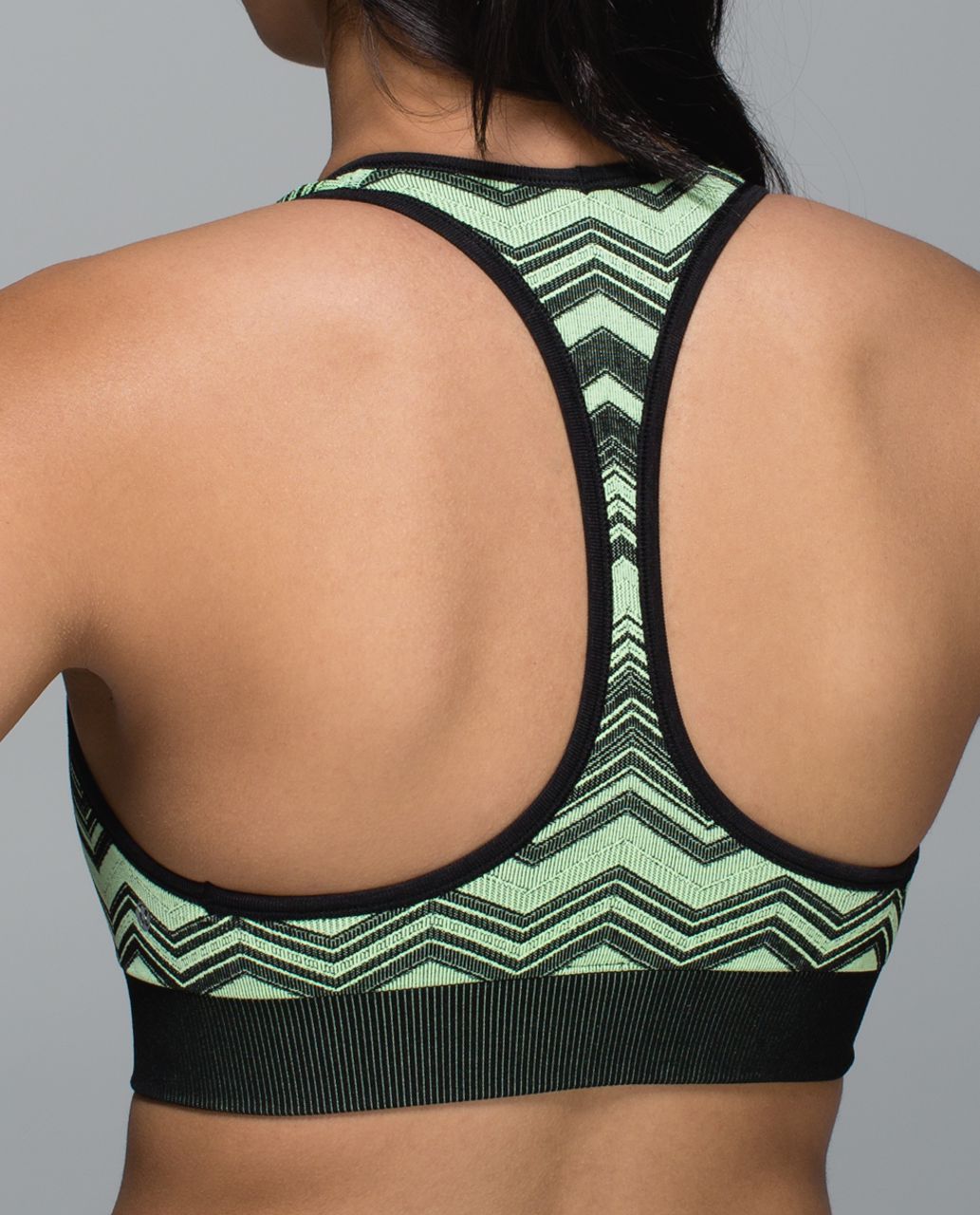 Lululemon Ebb & Flow Racerback Bra - Very Green - lulu fanatics