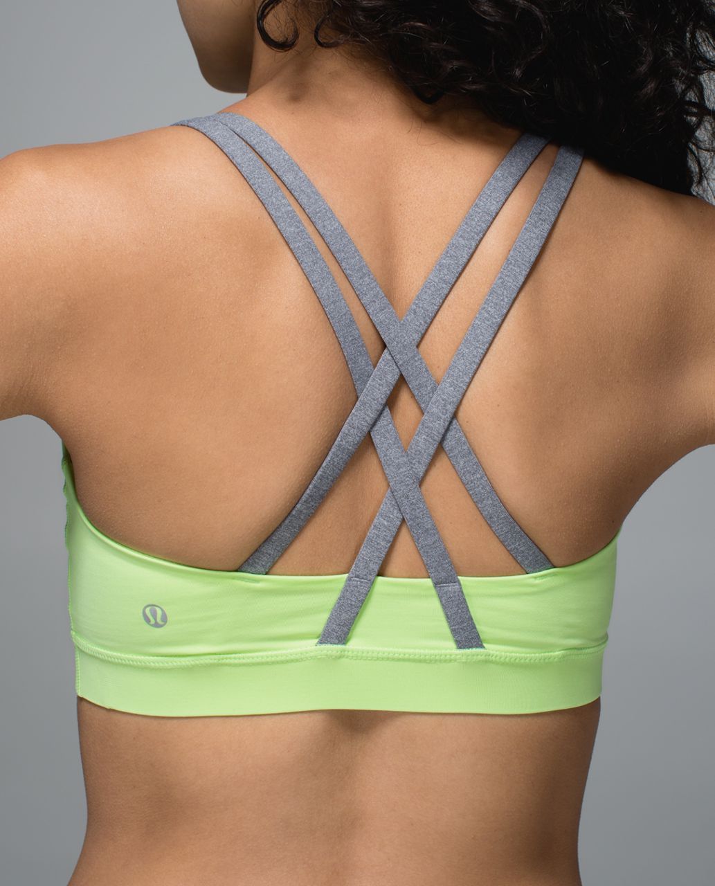 Lululemon Energy Bra - Clear Mint / Heathered Slate - lulu fanatics