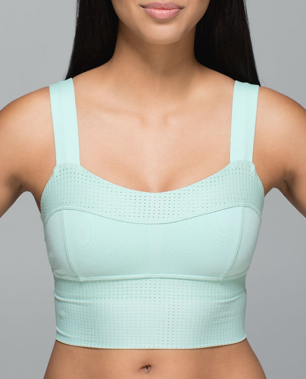 Lululemon Var-City Long Line Bra - Sea Mist - lulu fanatics