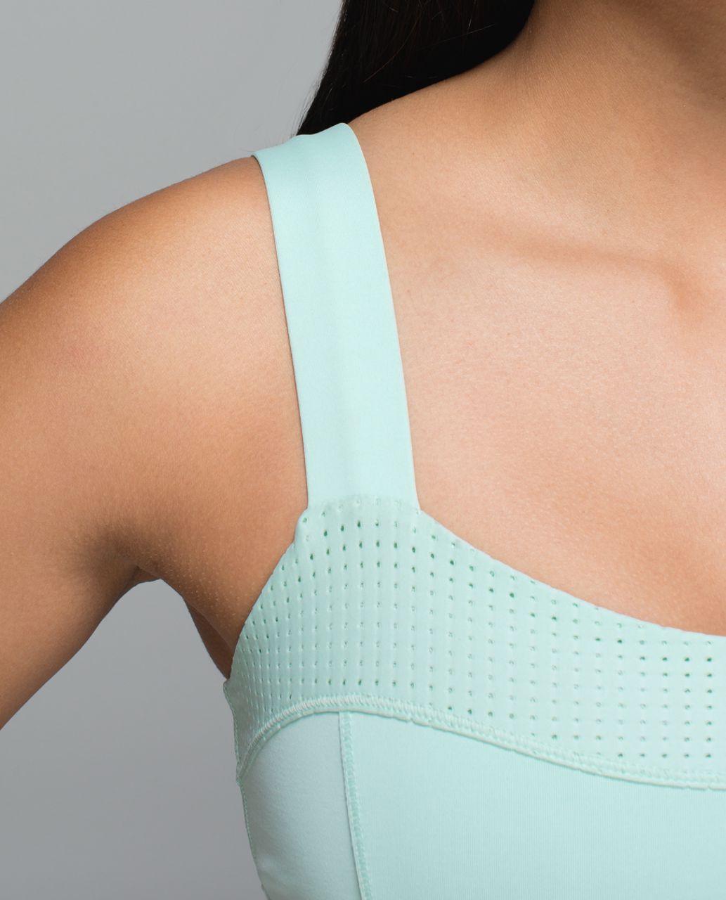 Lululemon Var-City Long Line Bra - Sea Mist