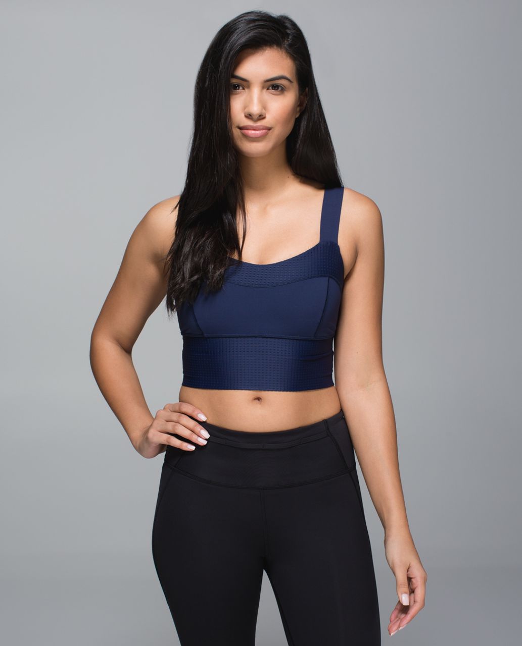 Lululemon Var-City Long Line Bra - Deep Navy