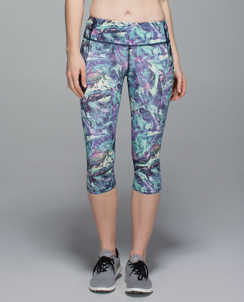 Lululemon Run: Top Speed Crop - Iridescent Multi - lulu fanatics