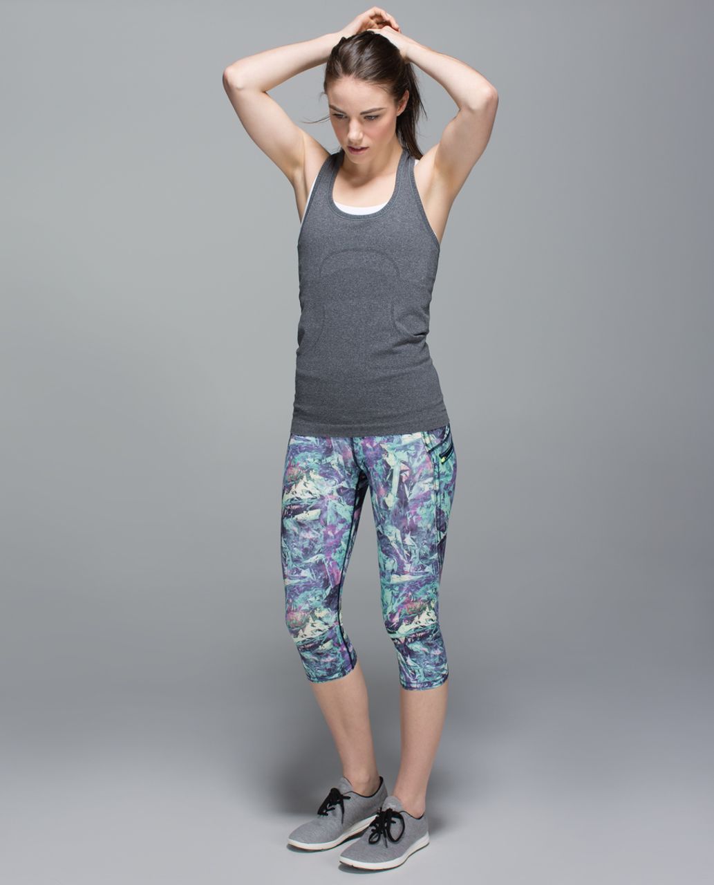 Lululemon Run:  Top Speed Crop - Iridescent Multi