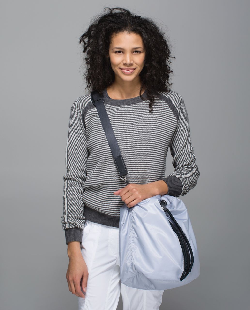 Lululemon Sweat To Street Hobo - Silver Fox / Deep Coal