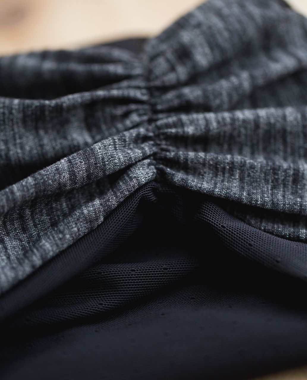 Lululemon Sweat To Sweet Headwrap - Black / Heathered Black