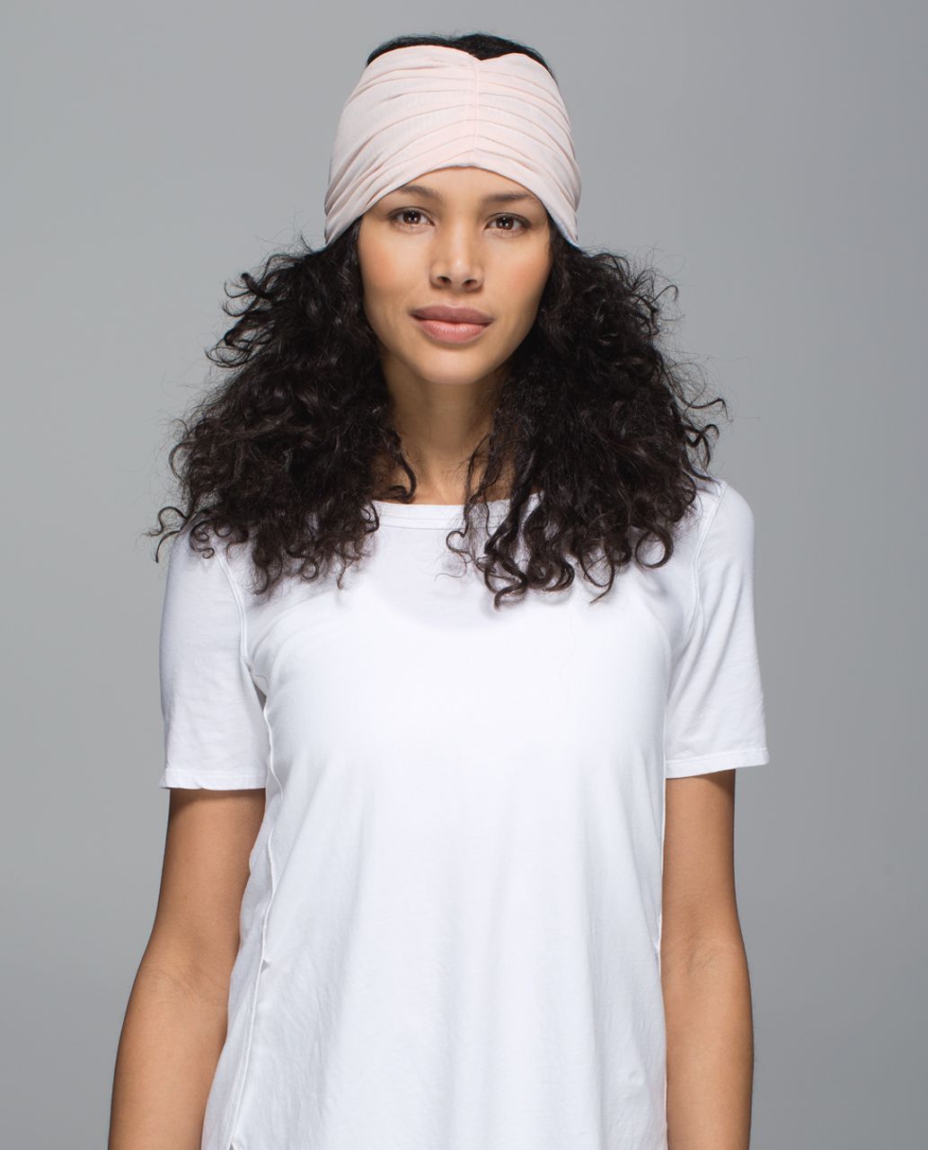 Lululemon Sweat To Sweet Headwrap - Butter Pink / Heathered White