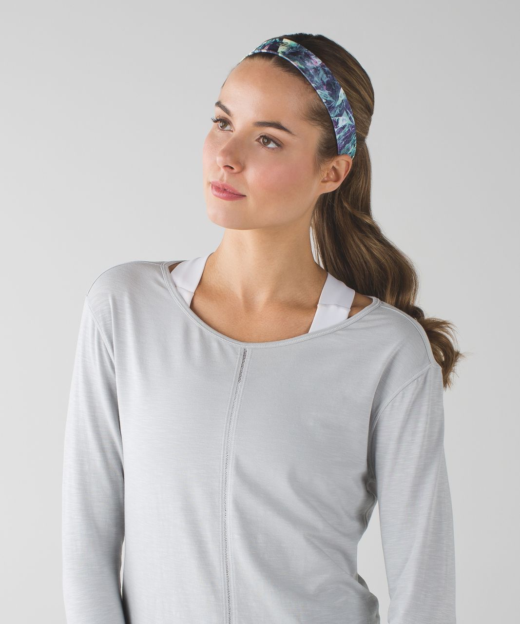 Lululemon Skinny Fly Away Tamer Headband - Iridescent Multi