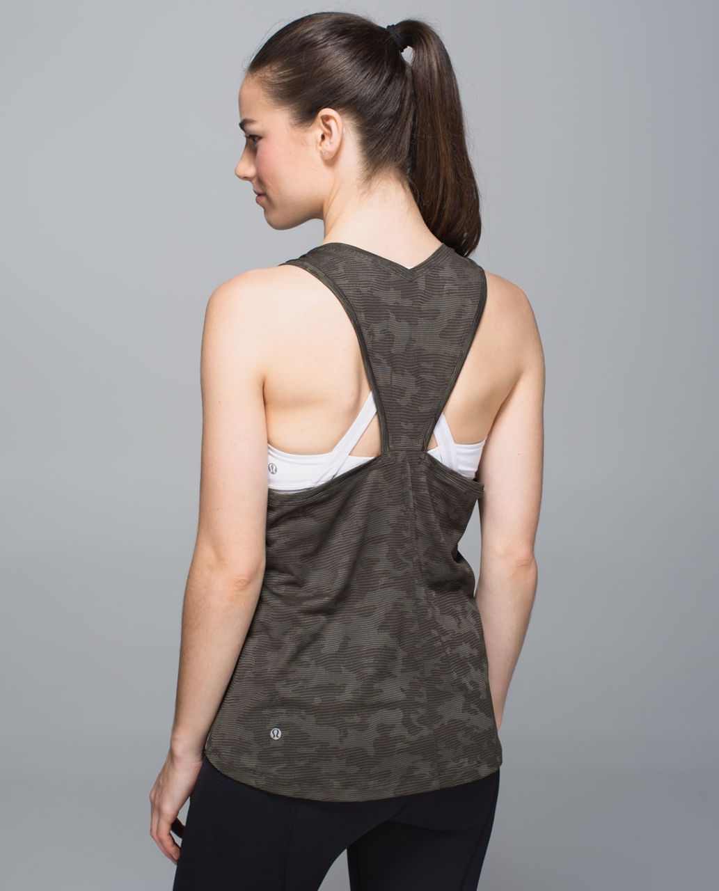 Lululemon Run For Days Tank - Deep Camo