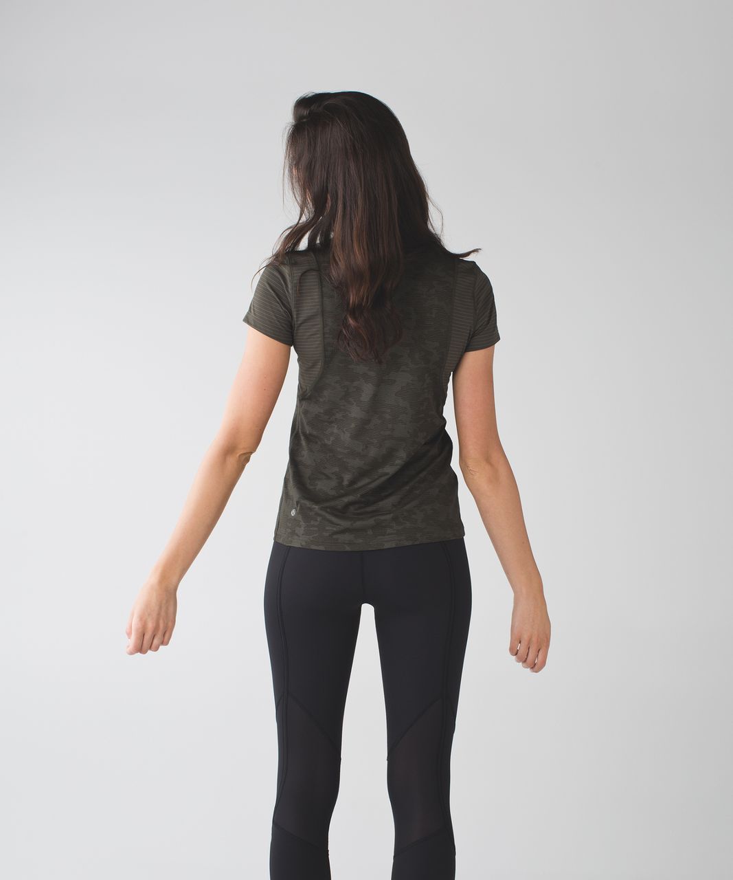 Lululemon Run For Days Short Sleeve - Deep Camo - lulu fanatics