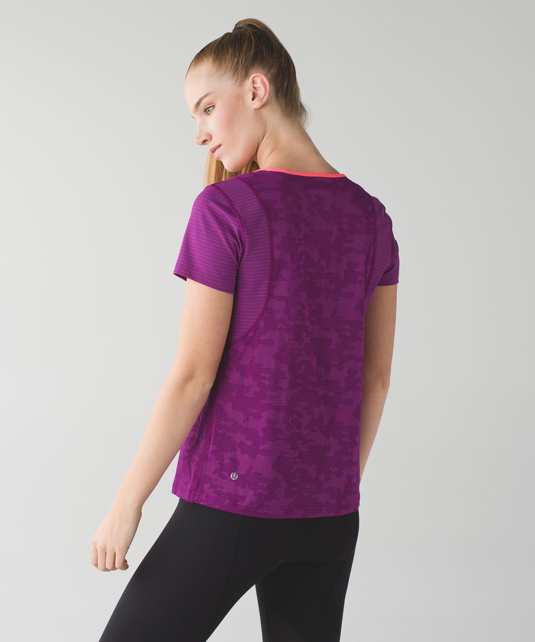 Lululemon Run For Days Short Sleeve - Regal Plum