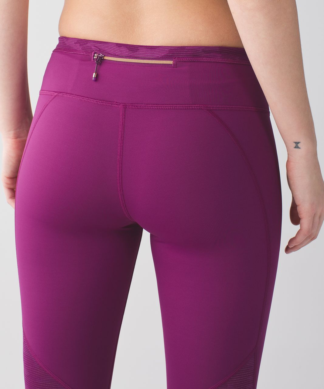 Lululemon Run For Days Crop Regal Plum lulu fanatics