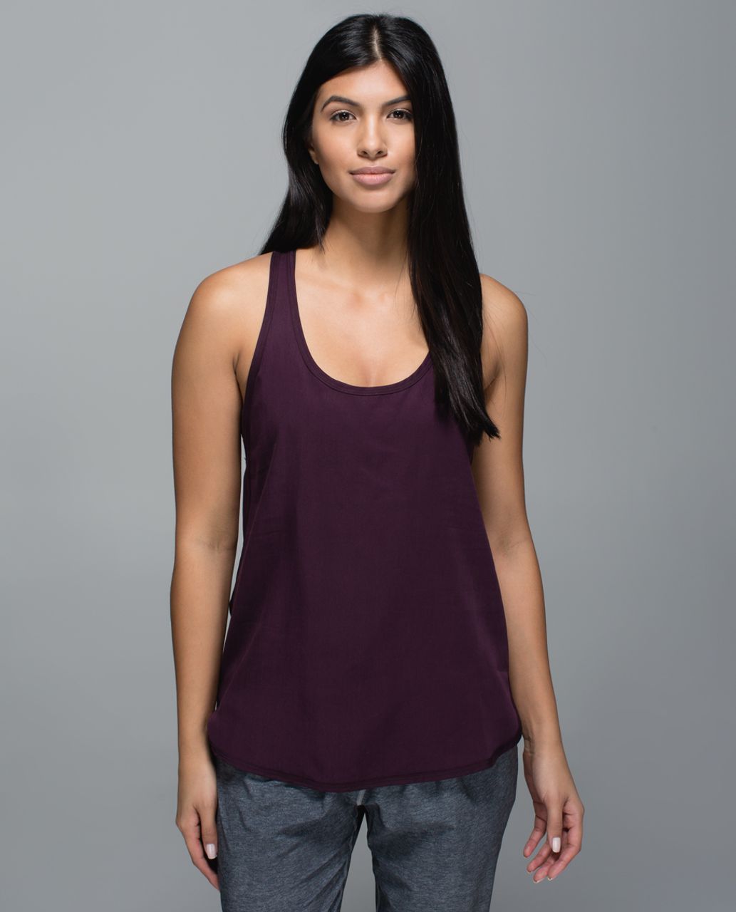 Lululemon Principle Tank - Black Cherry