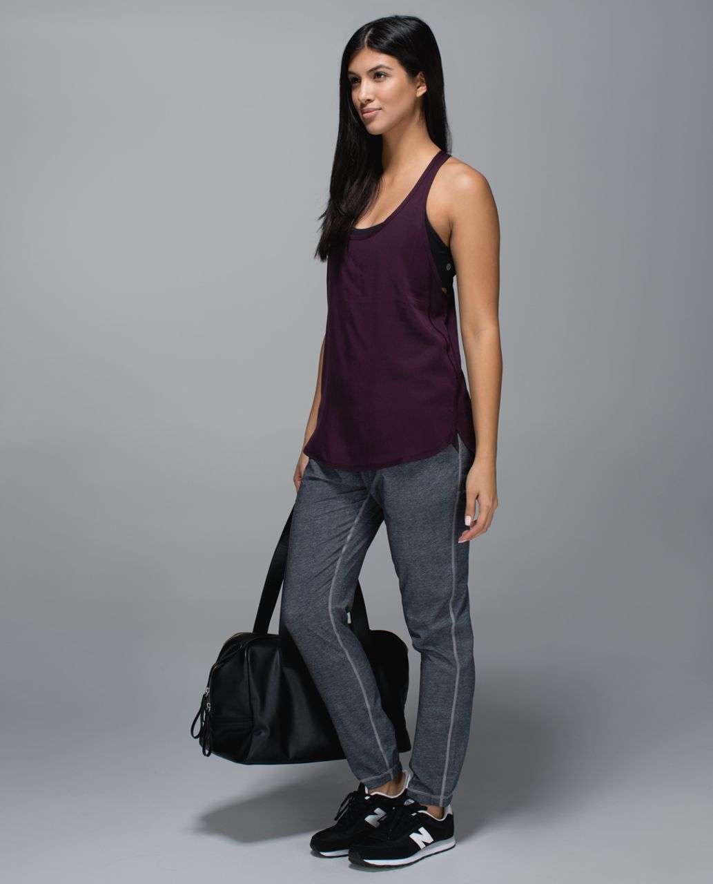 Lululemon Principle Tank - Black Cherry