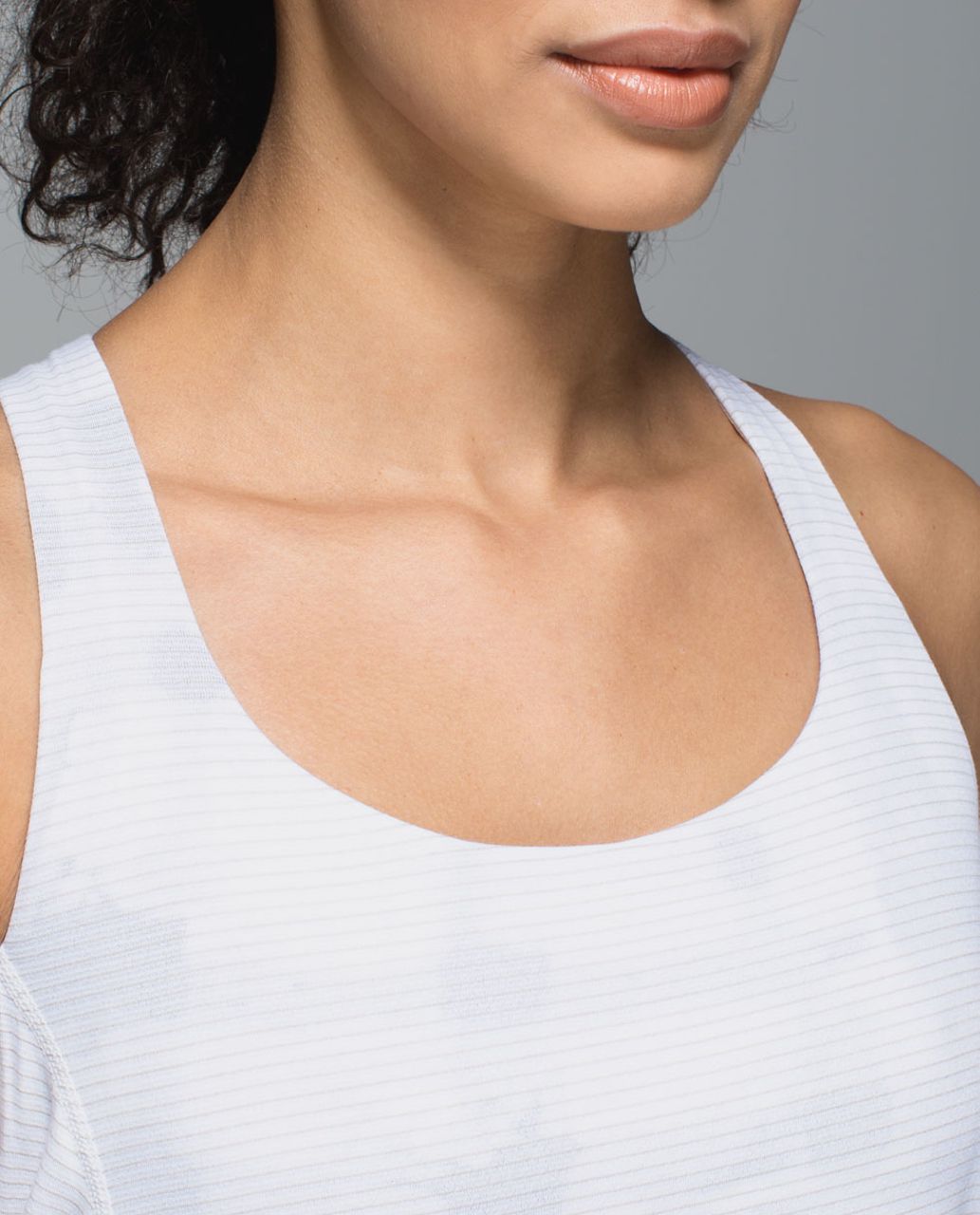 Lululemon Wild Tank - White / Ghost Weave White Black