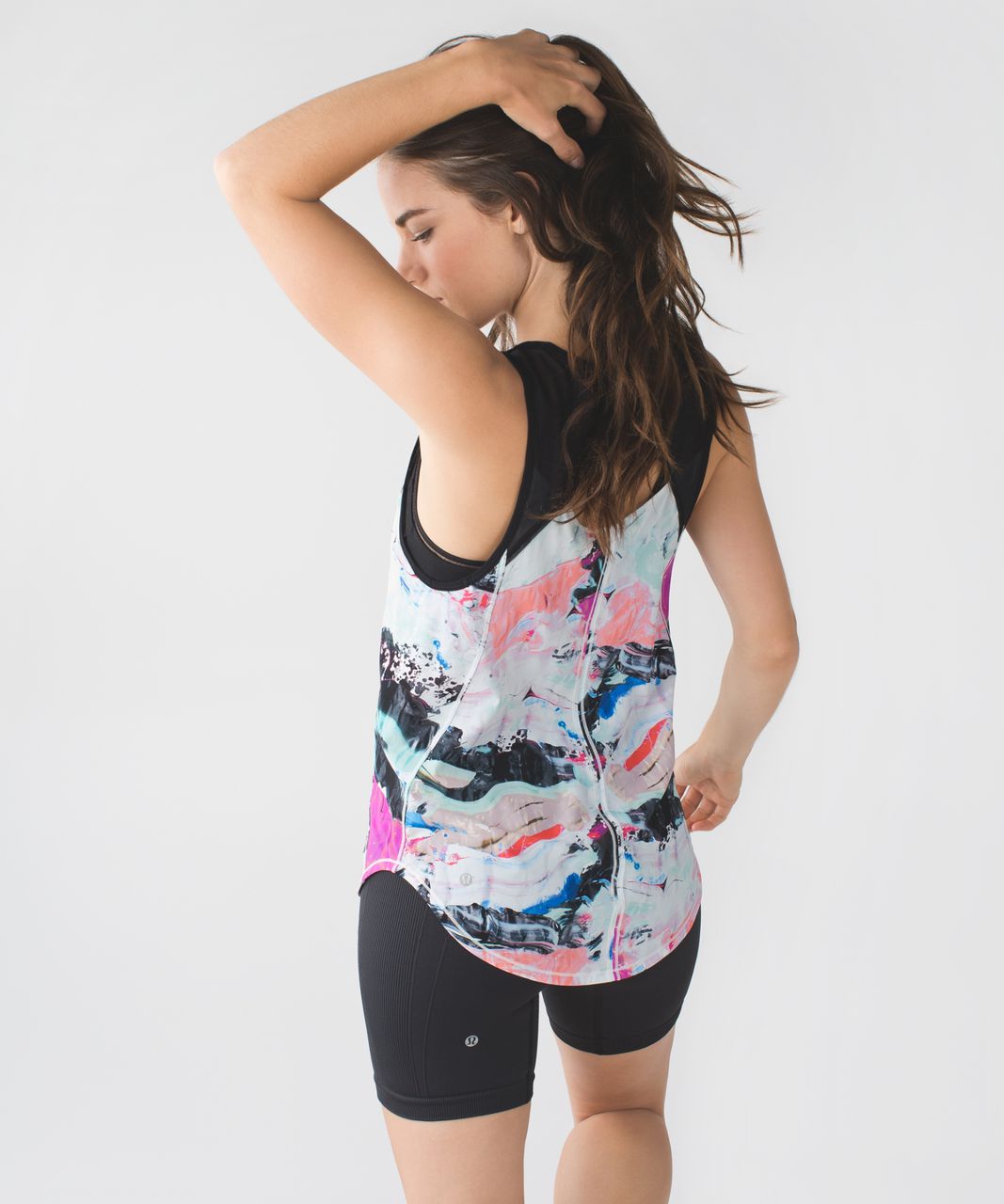 Lululemon Sculpt Tank - Pigment Wave Multi / Black