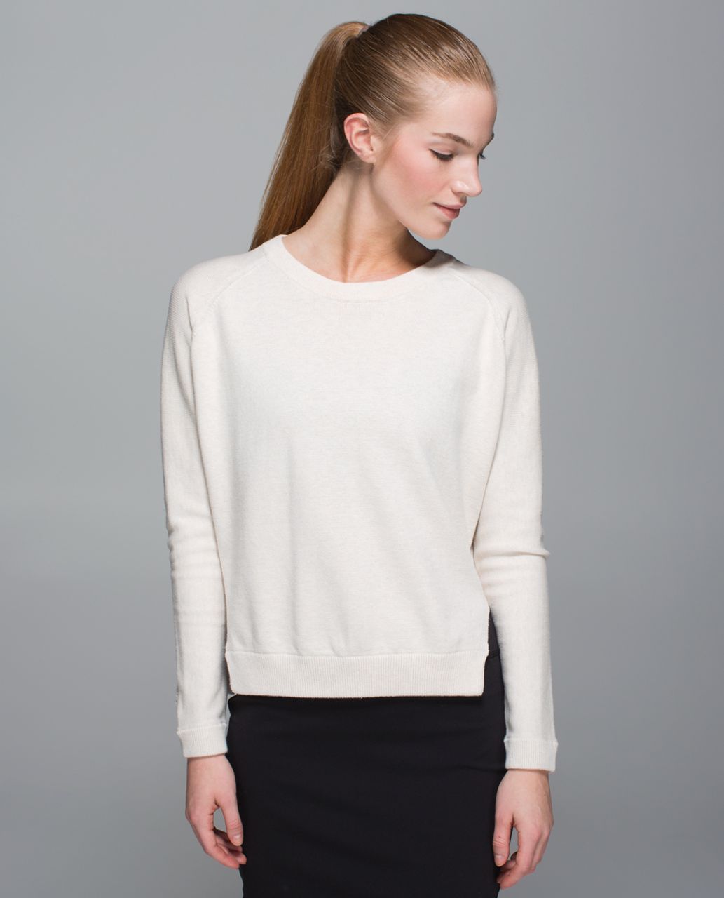 Lululemon Bhakti Life Sweater - Heathered White