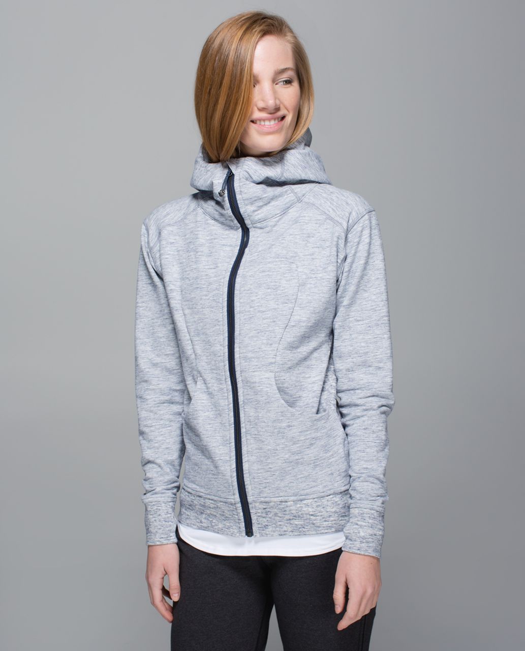 Lululemon On The Daily Hoodie - Heathered Space Dyed Gris